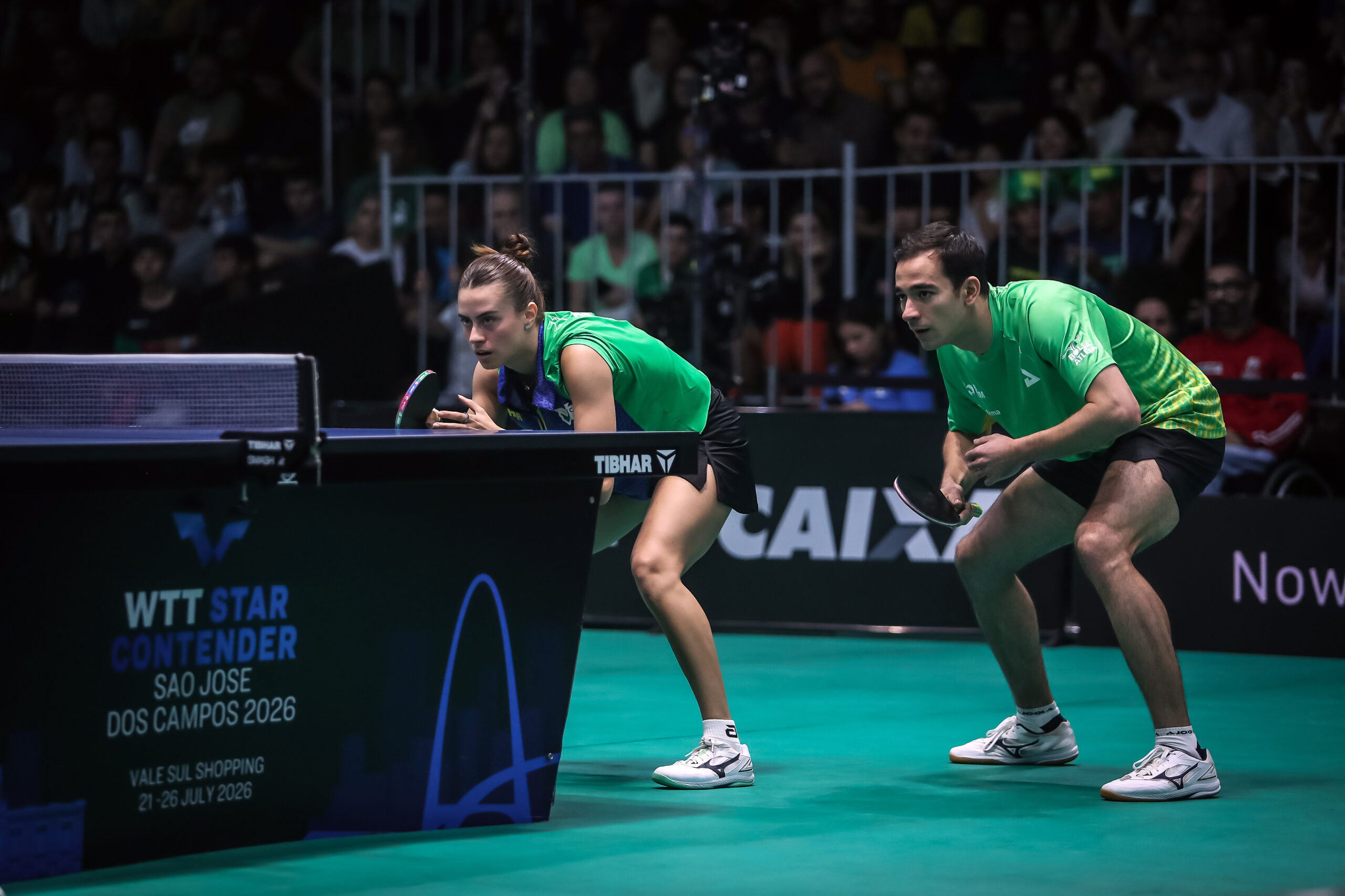 Hugo Calderano e Bruna Takahashi são eliminados no Smash Europe 2026