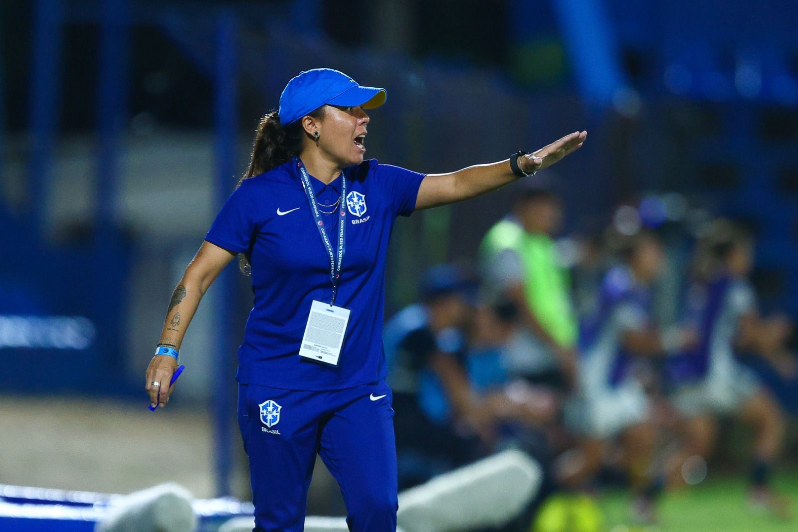 Camilla Orlando, treinadora da Seleção Feminina Sub-20