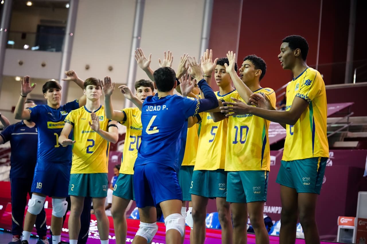Brasil encara a Índia nas oitavas de final do mundial sub17 de vôlei masculino