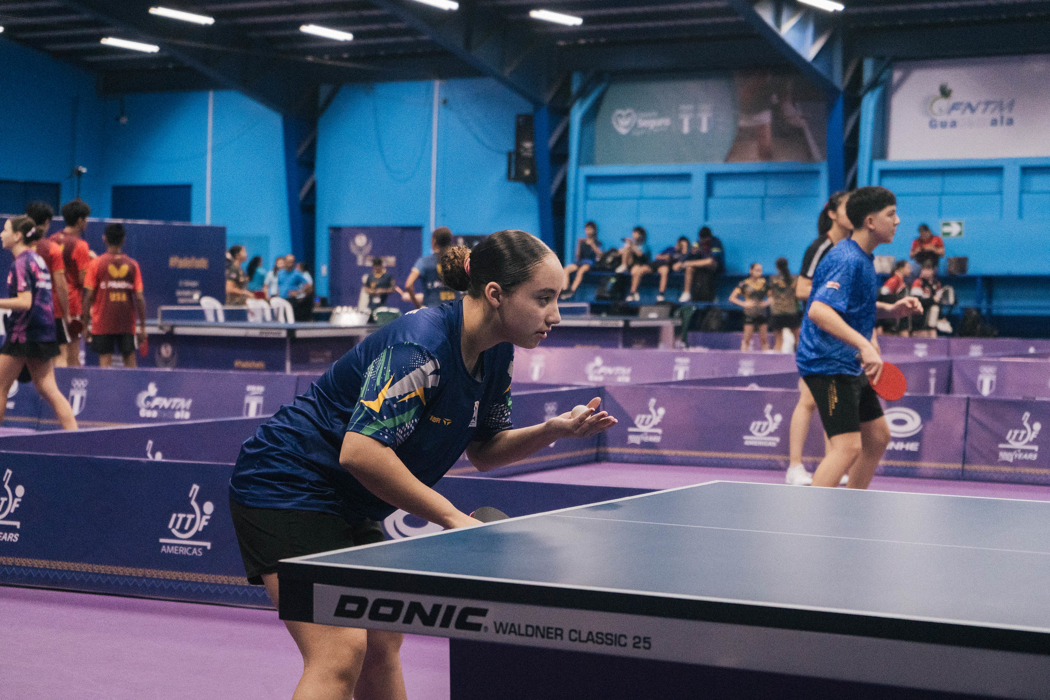 Brasil domina e vence todas as partidas do segundo dia do Campeonato Pan-Americano Sub-15 e Sub-19 de tênis de mesa