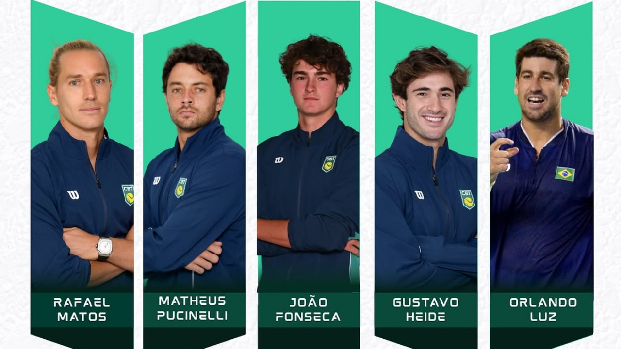 Seleção brasileira de tênis é convocada para Davis no Rio com Fonseca, Luz, Matos, Heide e Pucinelli