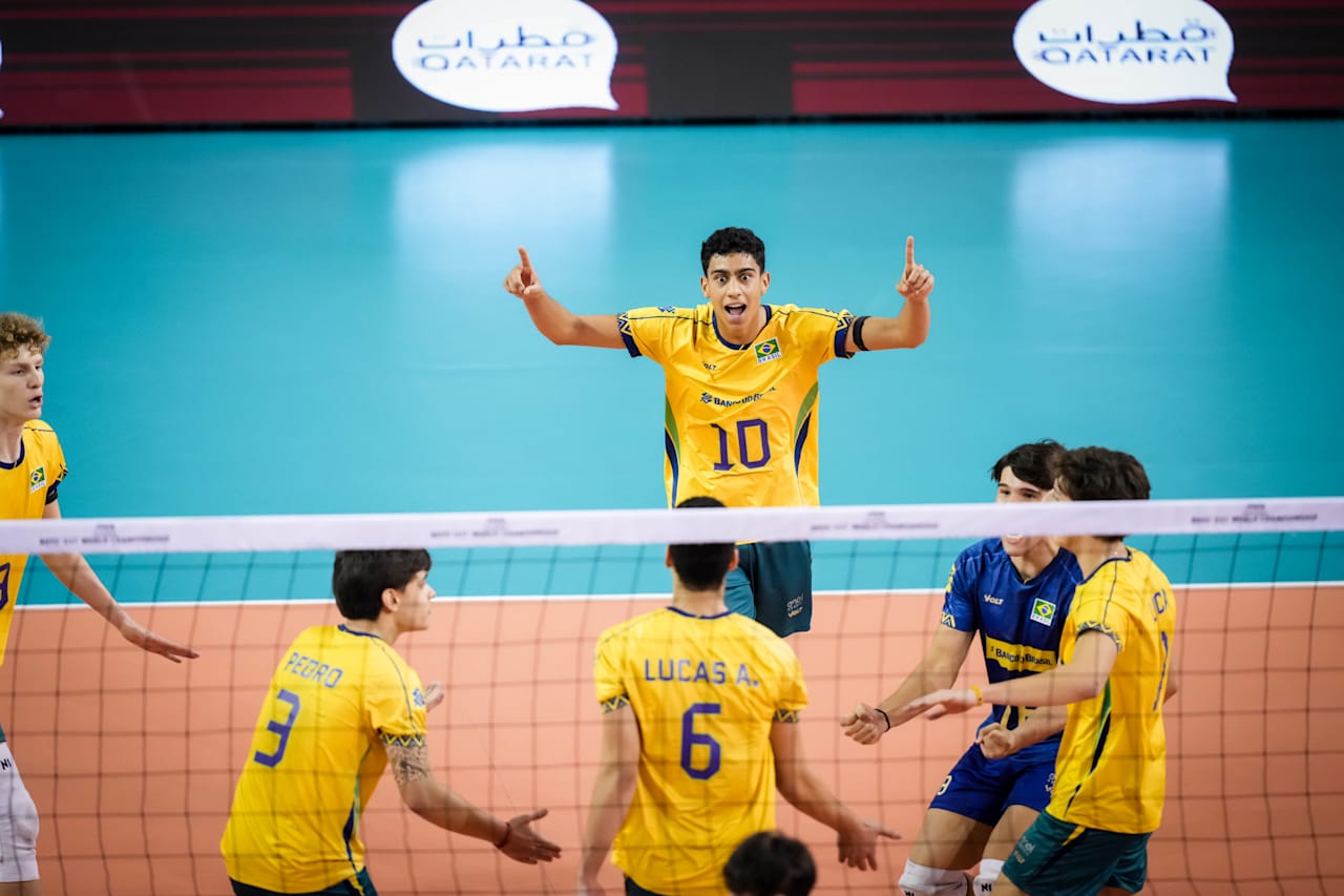 Brasil vence Argentina novamente e fica com o bronze no Mundial sub17 de vôlei