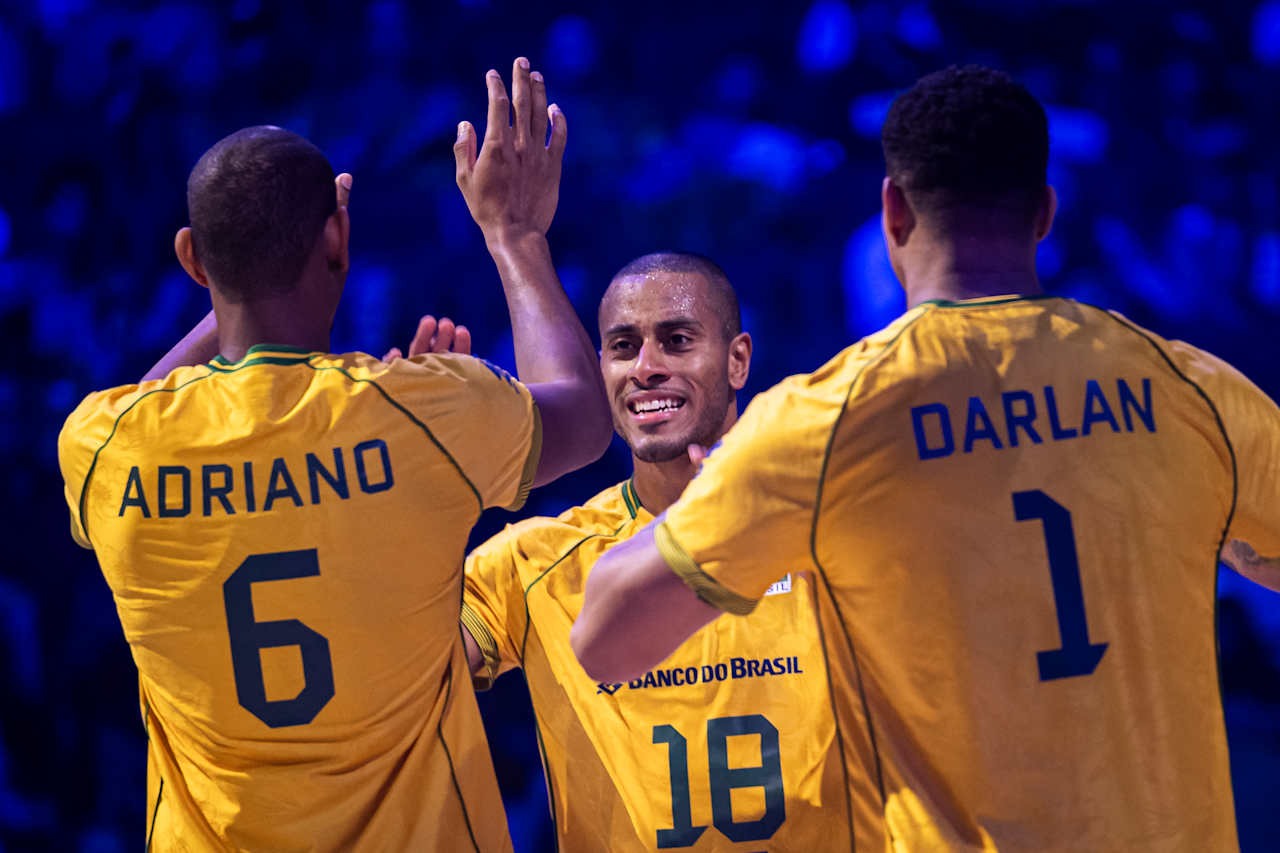 Equipe braisleira em ação na VNL