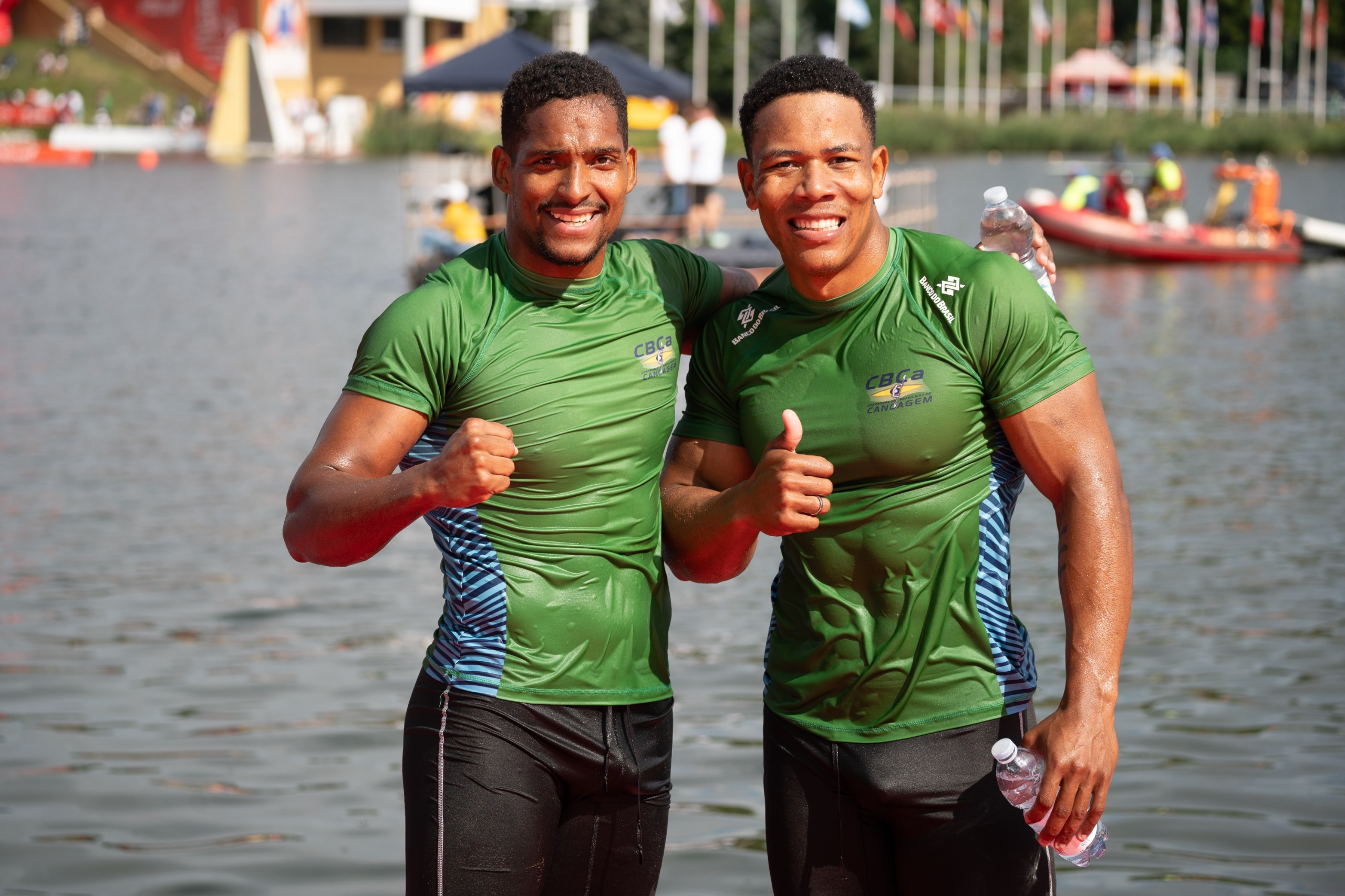 Gabriel Nascimento e Jacky Godmann conquistam a prata no C2 500 m do Mundial de canoagem velocidade
