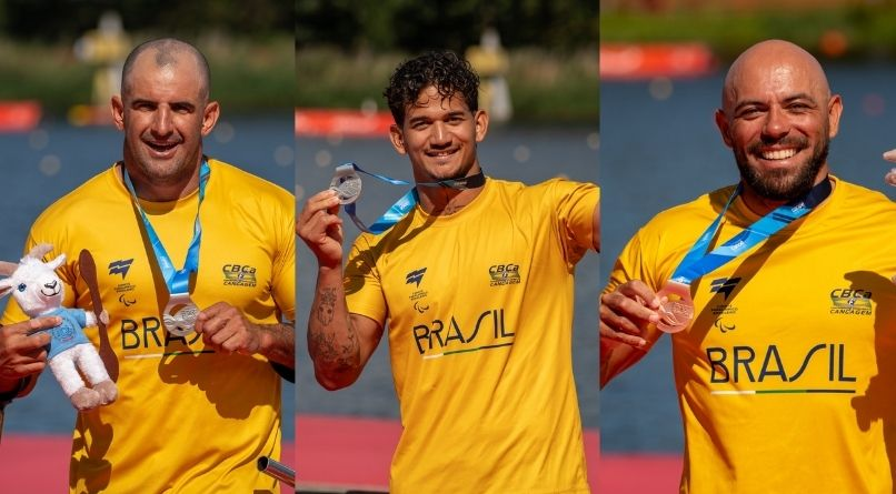 Brasileiros conquistam três medalhas no último dia de Mundial de paracanoagem