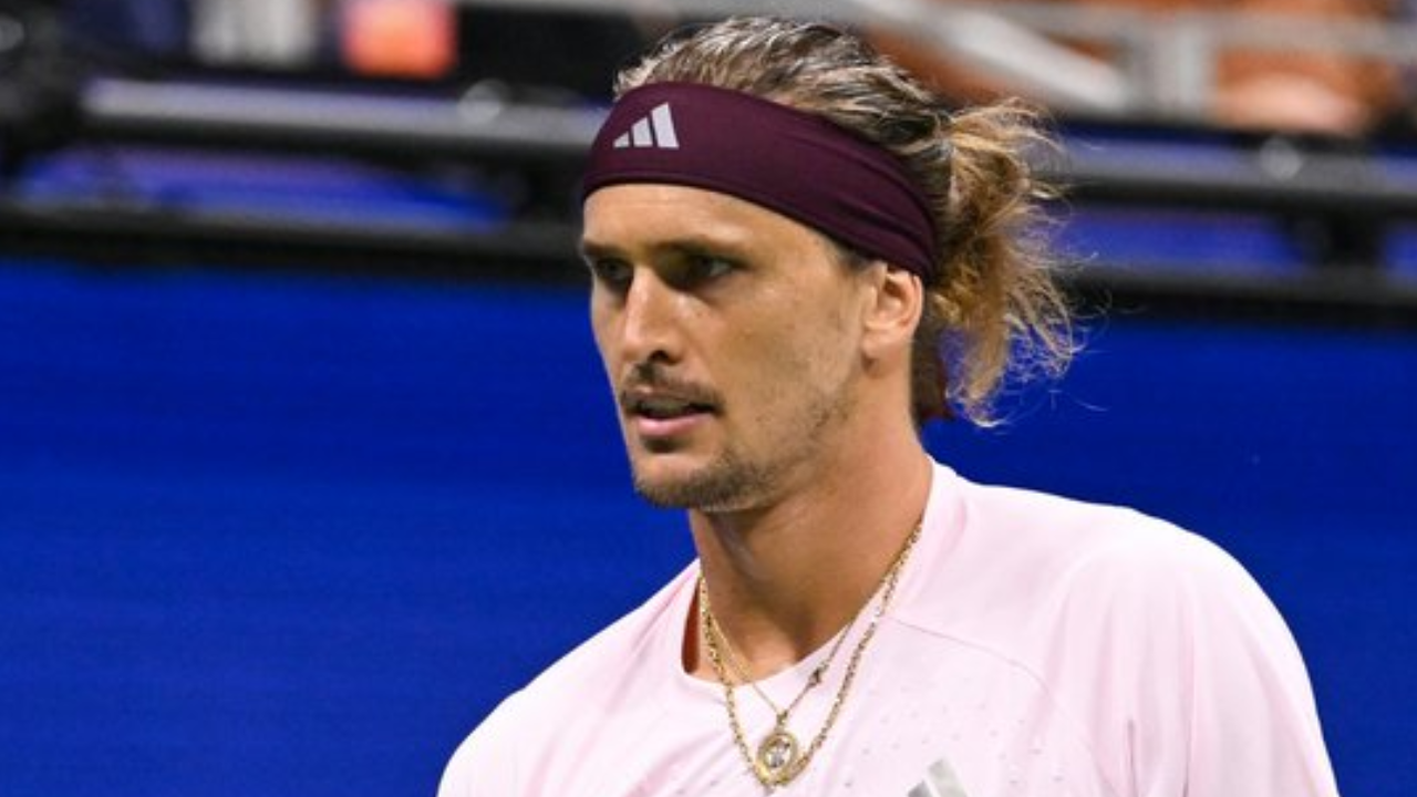 Alexander Zverev em vitória no US Open 2026.