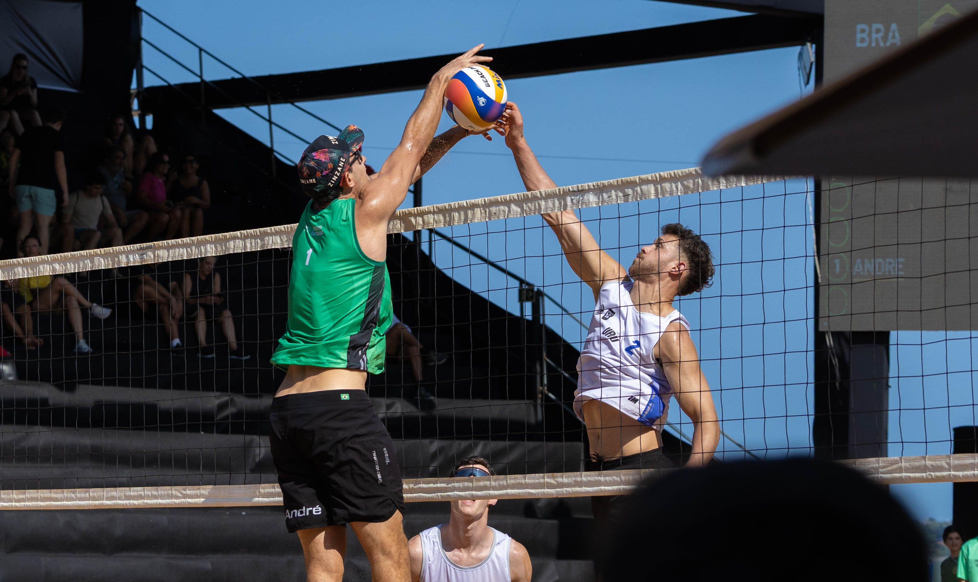 André e Renato passaram em 1º no grupo C e estão nas quartas do Sul-Americano
