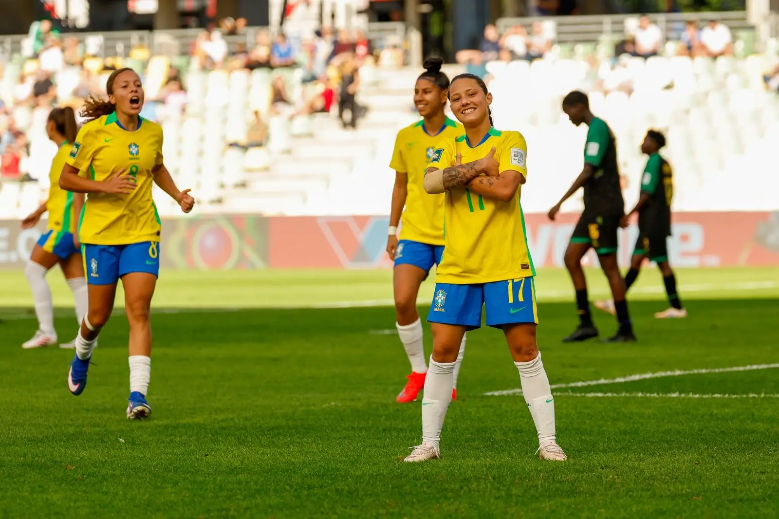 Brasil goleia a Tanzânia na estreia do Mundial sub-20 feminino