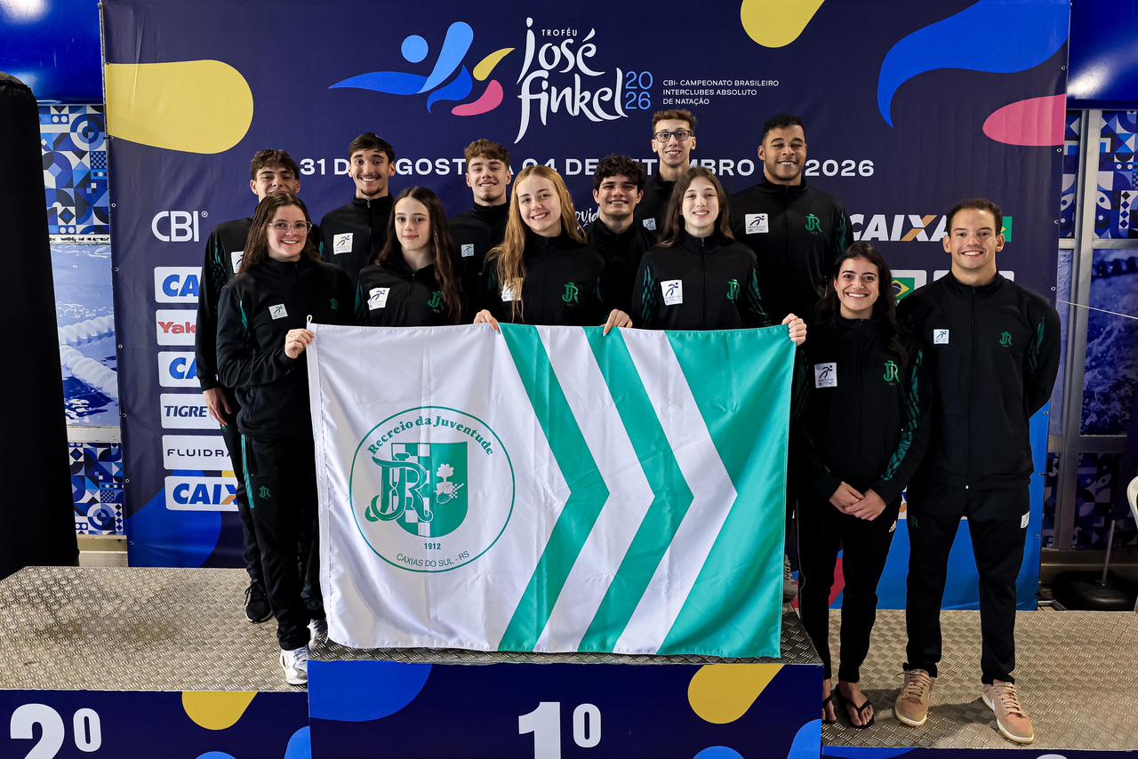 Natação do Recreio da Juventude conquista melhor colocação de sua história no Troféu José Finkel 2026