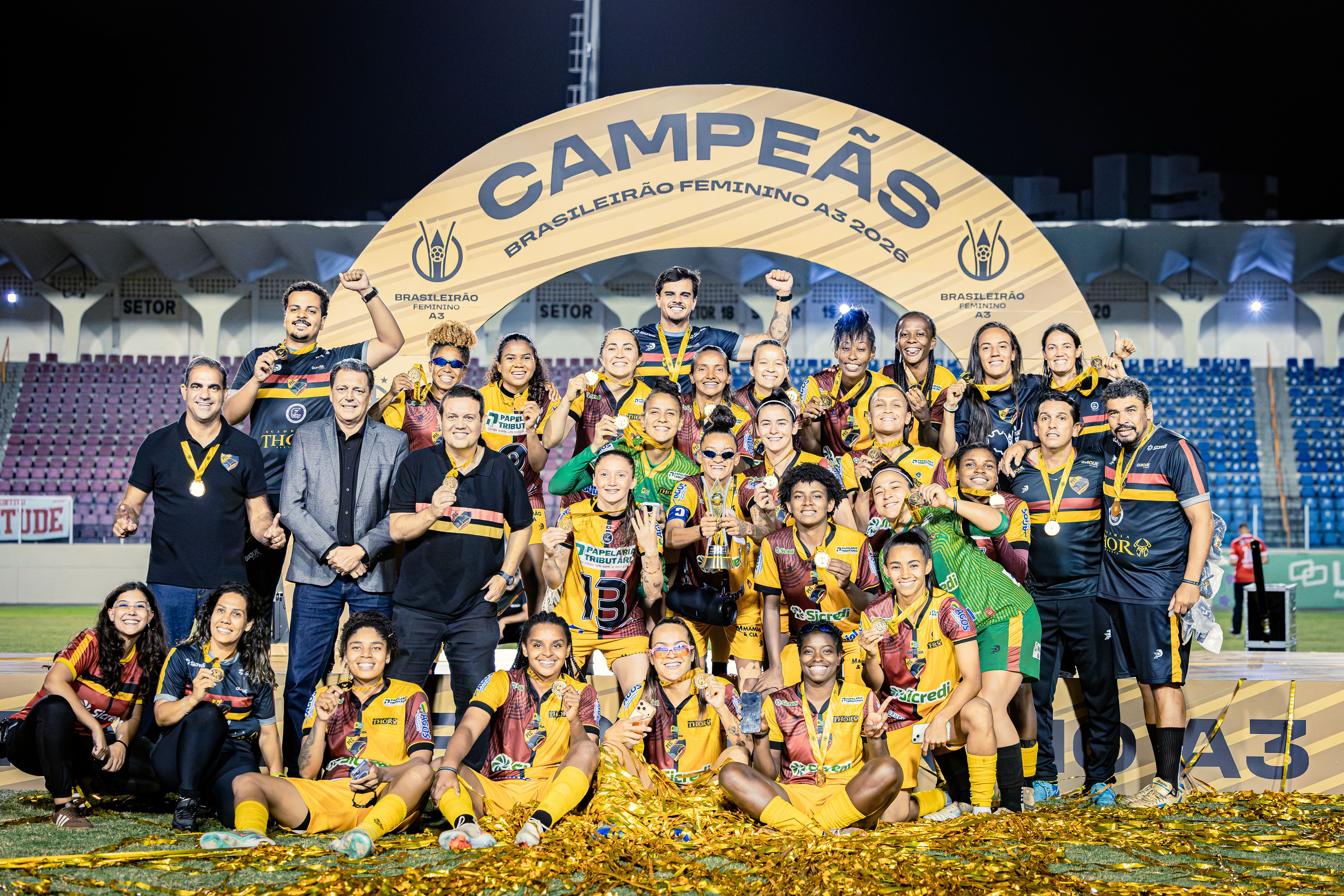 Planalto conquista o título do Brasileirão feminino A3