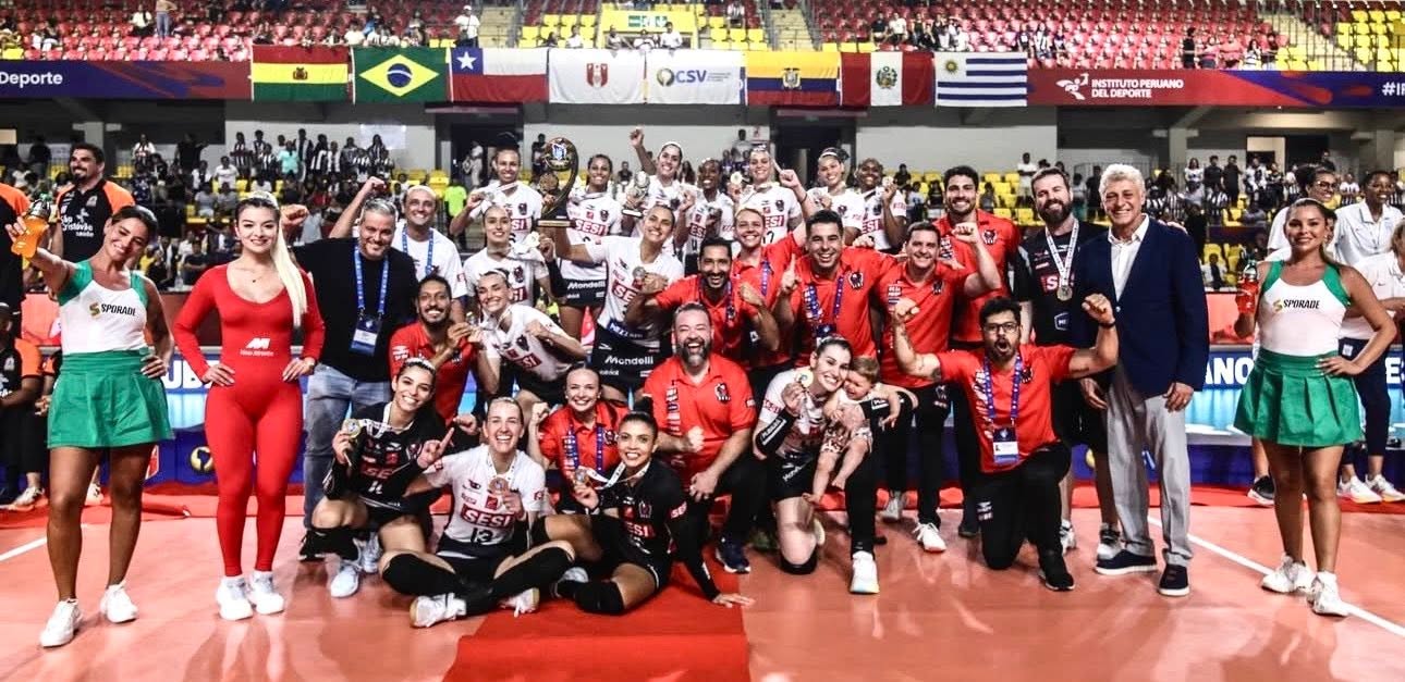 Sesi Vôlei Bauru é o atual campeão Sul-Americano de Clubes e vai representar o Brasil no Mundial