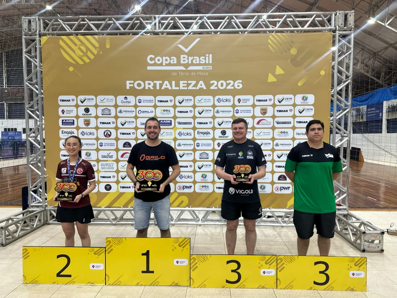 Copa Brasil Ouro de Tênis de Mesa reúne 1.407 inscrições e atletas de 21 estados e do Distrito Federal em Fortaleza