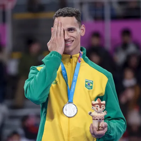 Icaro Miguel Martins foi medalha de prata no Pan-americano de Lima-2019