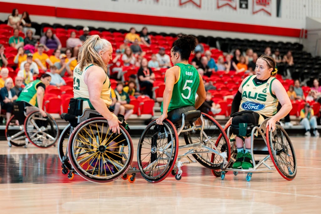 Seleção feminina de basquete em cadeira de rodas bate Austrália e vence primeira no Mundial