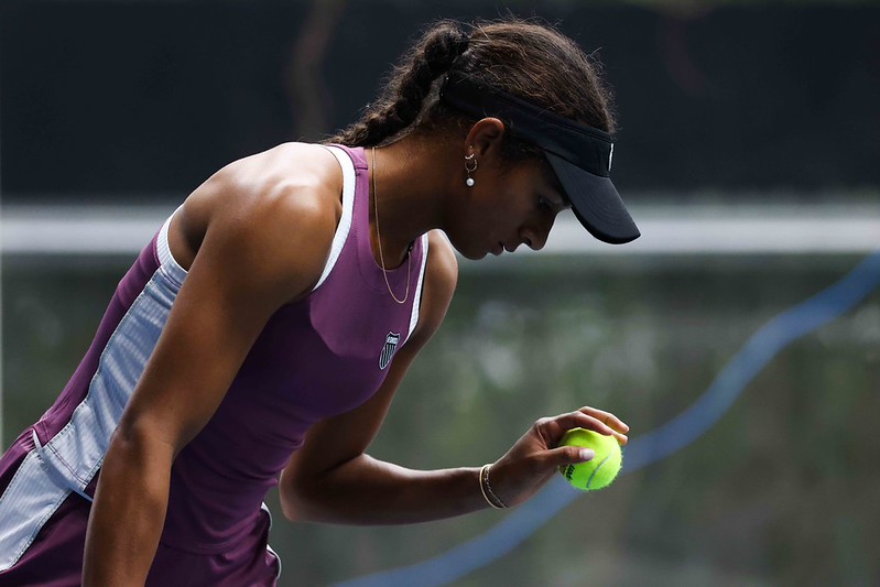 Whitney Osuigwe em ação.
