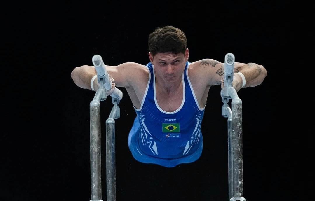 Brasil domina e leva ouro por equipes da ginástica artística masculina dos Jogos Sul-Americanos