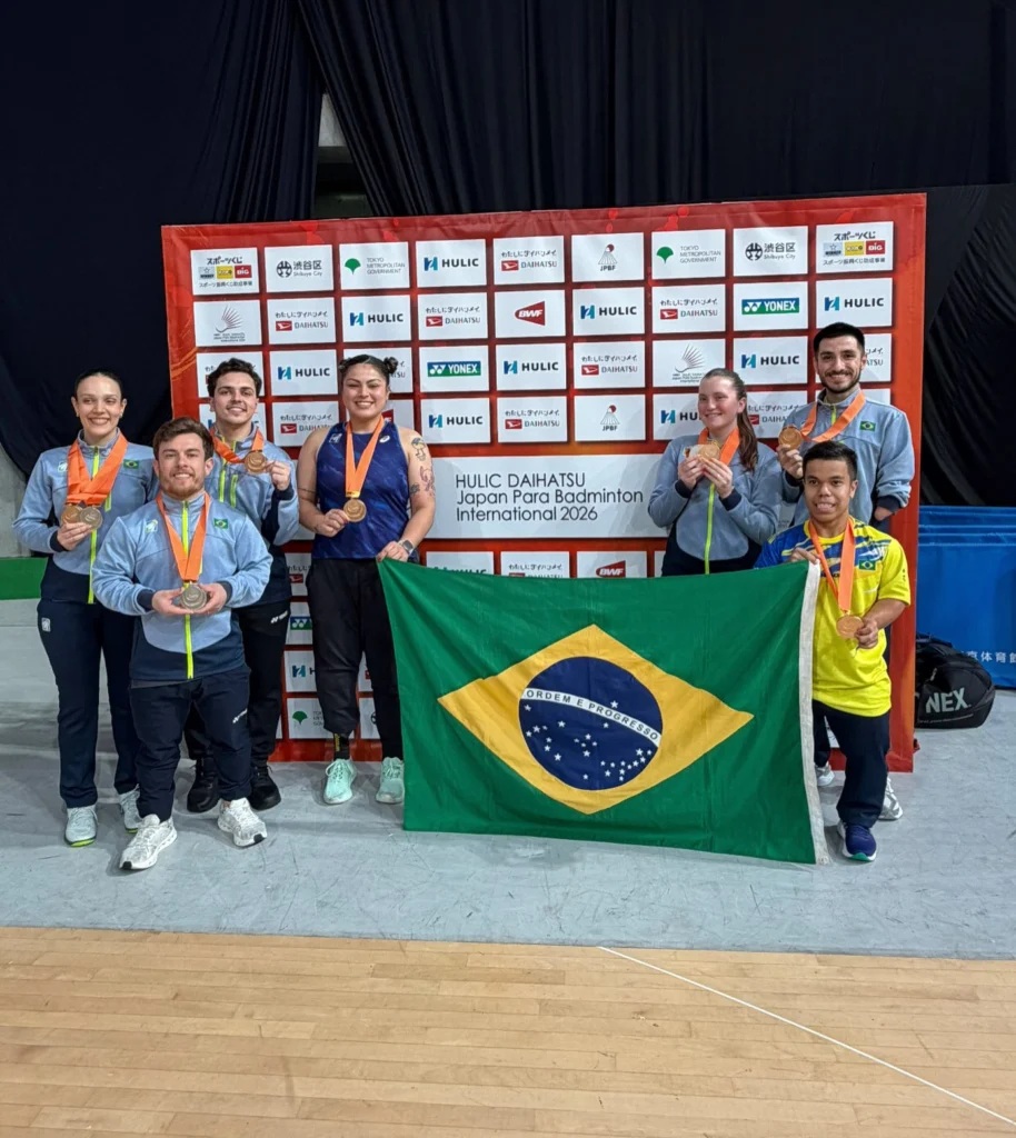 Seleção Brasileira conquista seis medalhas no Internacional do Japão de badminton