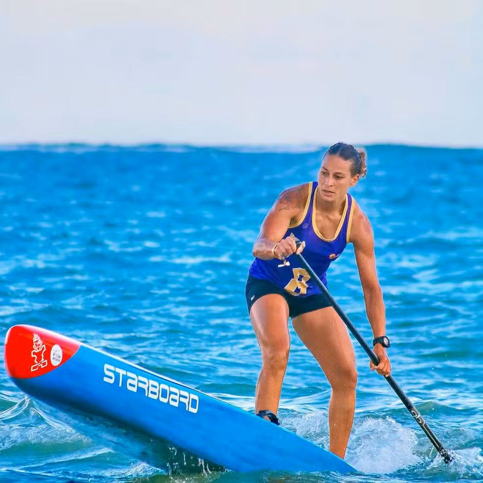 Jessika Moah conquista o bronze no SUP no Sul-Americano