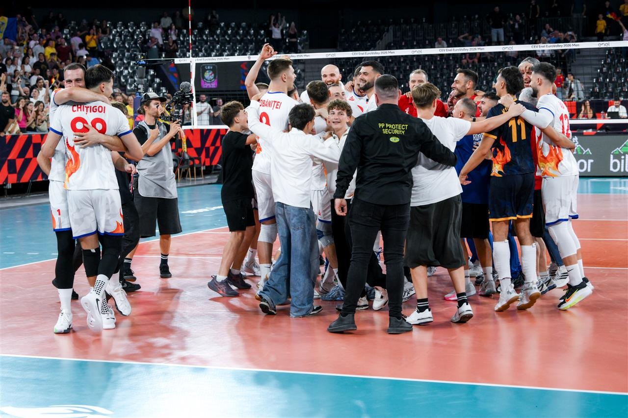 Romênia surpreende a bicampeã olímpica no Europeu de vôlei masculino