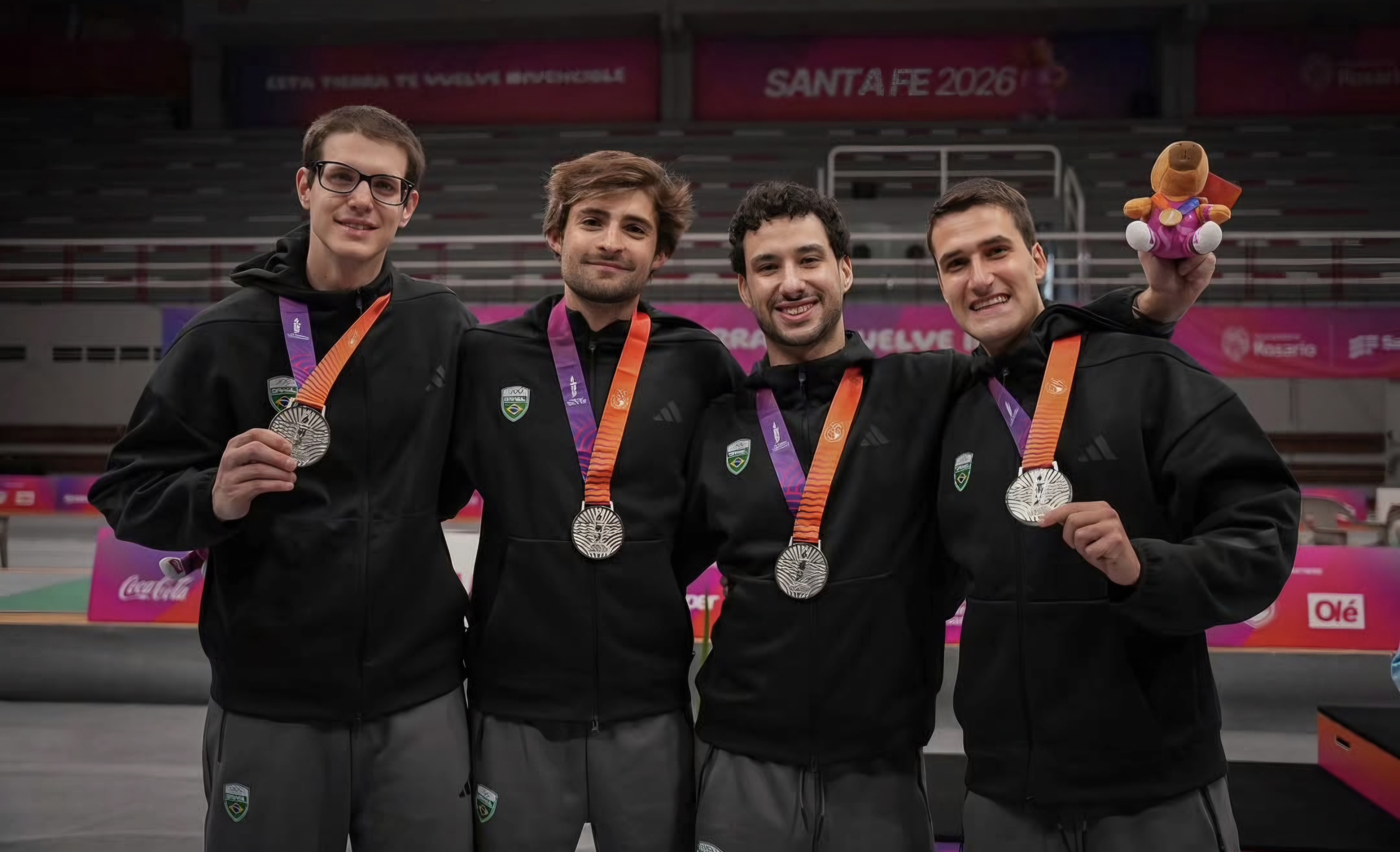 Brasil é prata na Equipe Masculina de Florete no Jogos Sul- Americanos