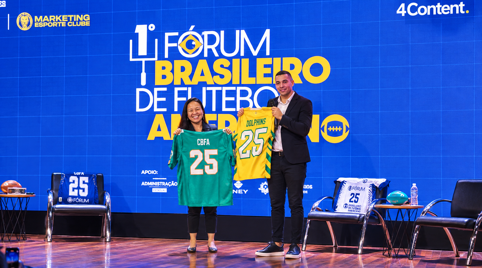 1° Fórum Brasileiro de Futebol Americano aconteceu em São Paulo, em 2025, e reuniu especialistas em comunicação e negócios da modalidade, além de executivos da NFL