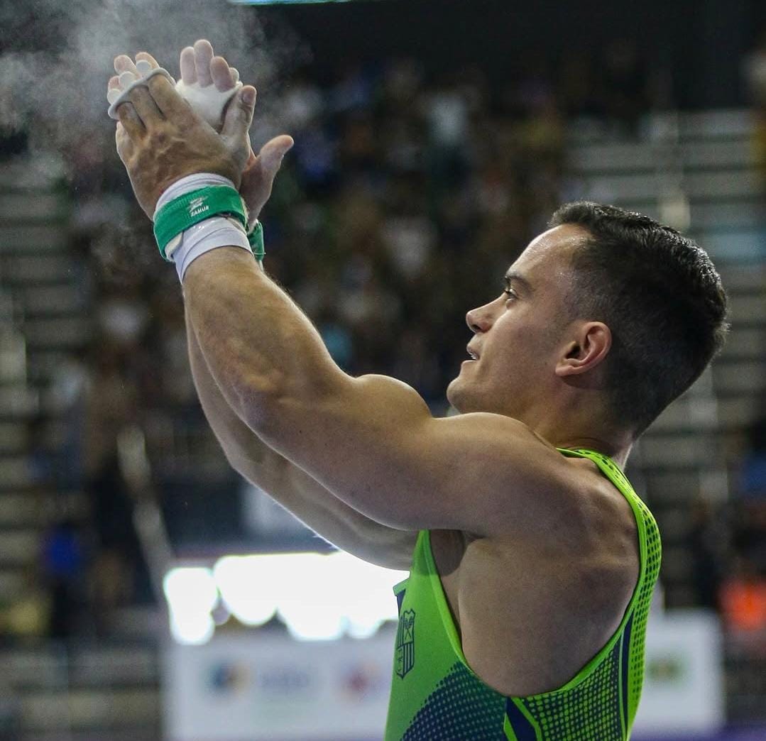 Caio Souza abandona final das Argolas na Copa do Mundo de Ginástica Artística