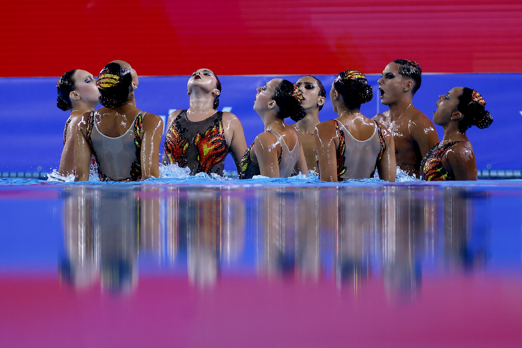 Brasileiros encerram participação no nado artístico do Sul-Americano com bronze