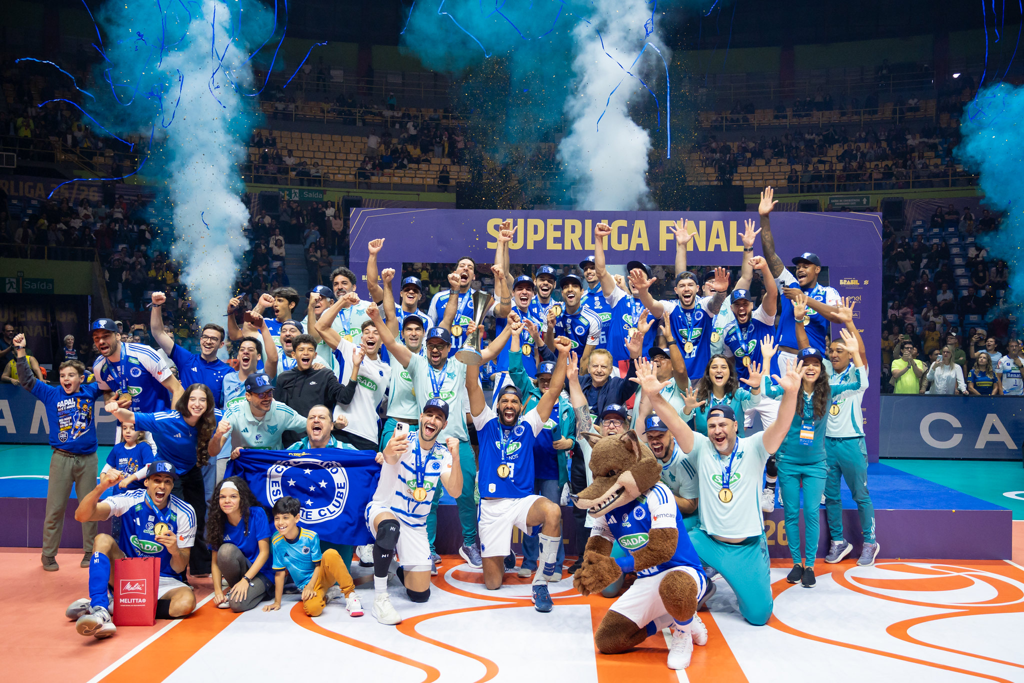 Sada Cruzeiro foi o campeão da última Superliga Masculina