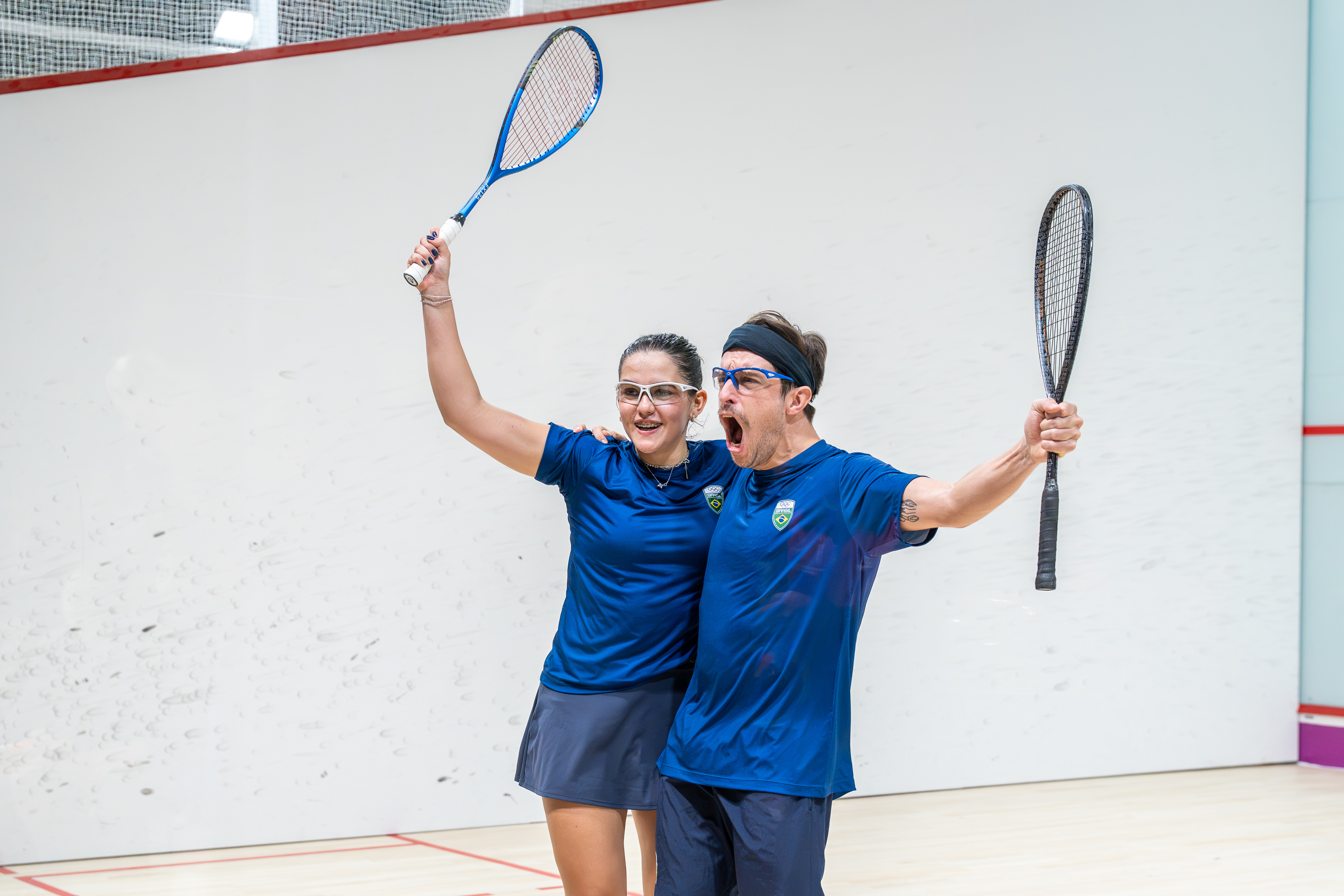 Dupla do Brasil é prata no squash em Santa Fé