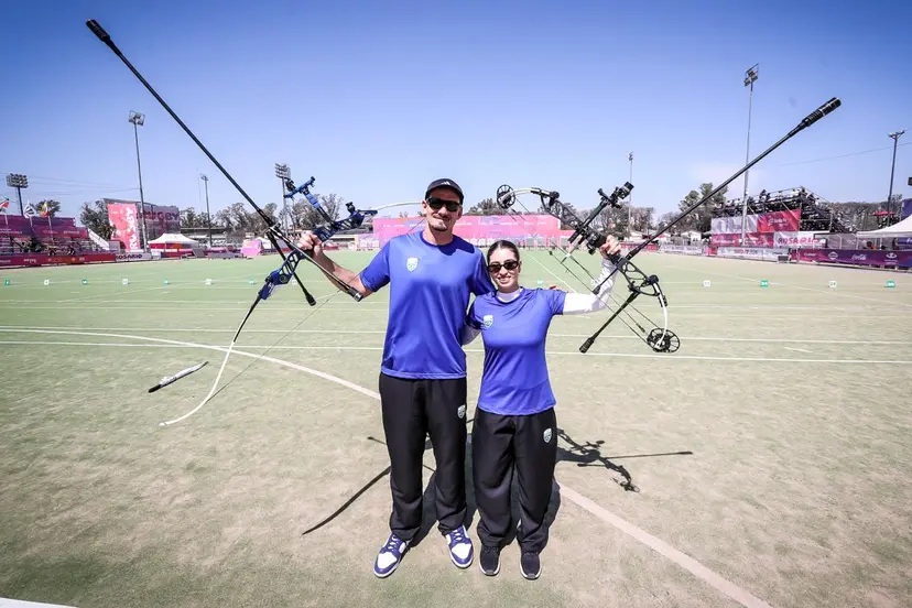 Em bodas de medalha, Marcus D’Almeida e Bianca Rodrigues ficam com ouro e prata no Tiro com Arco