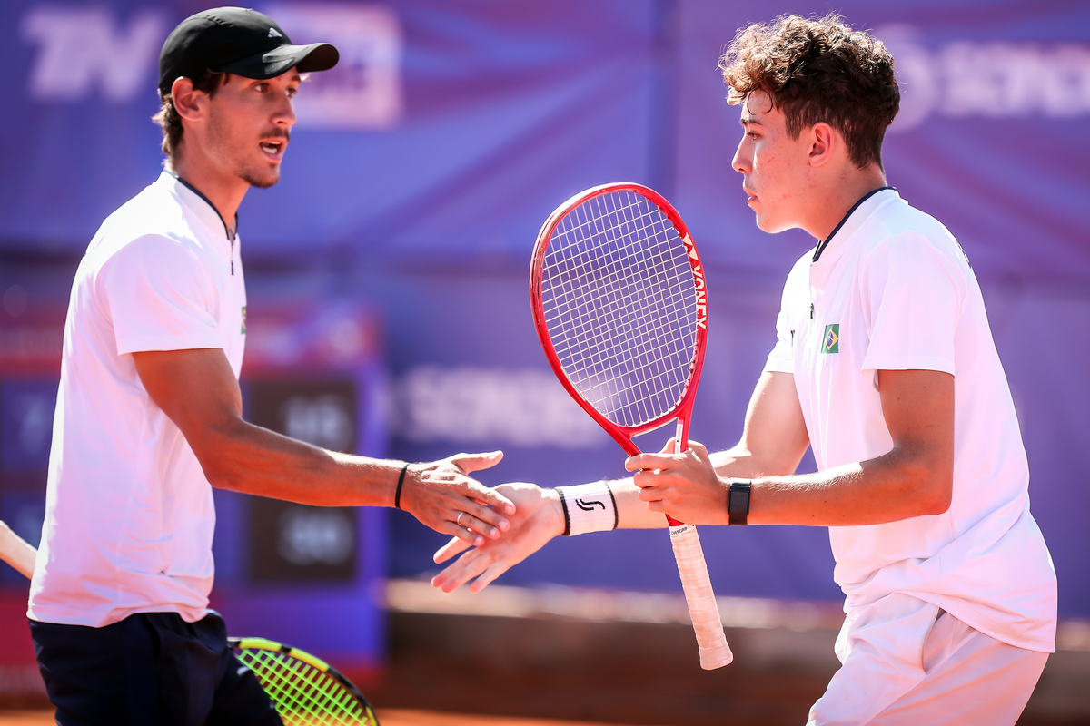 Dupla masculina conquista a única medalha do Brasil no tênis nos Jogos Sul Americanos