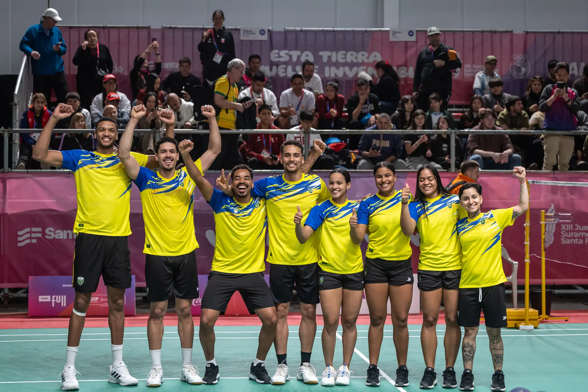 Brasil ganha cinco ouros e quatro pratas no badminton dos Jogos Sul-Americanos