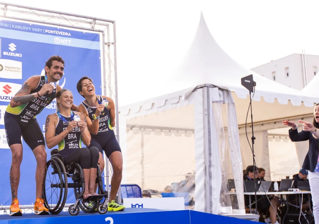 Brasil encerra Mundial de paratriatlo com bronze no revezamento