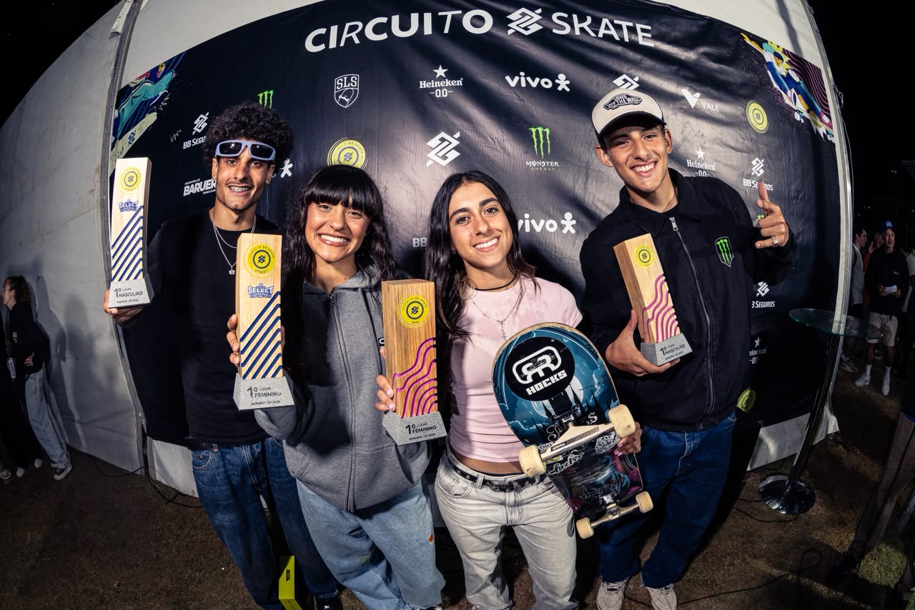 Wallace Gabriel e Maria Lúcia ganham o Circuto Brasileiro de Skate em Barueri no street; Fernanda Galdino e Miguel Leal conquistam no park