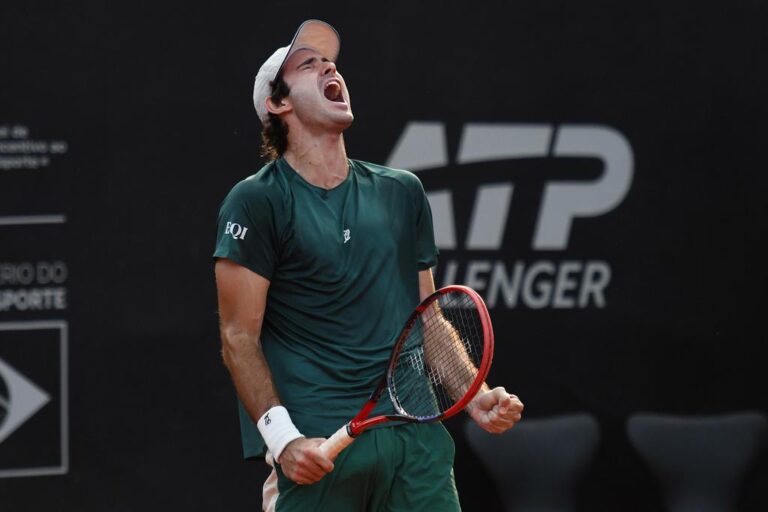 Gustavo Heide fica com o vice no Challenger 75 de Curitiba