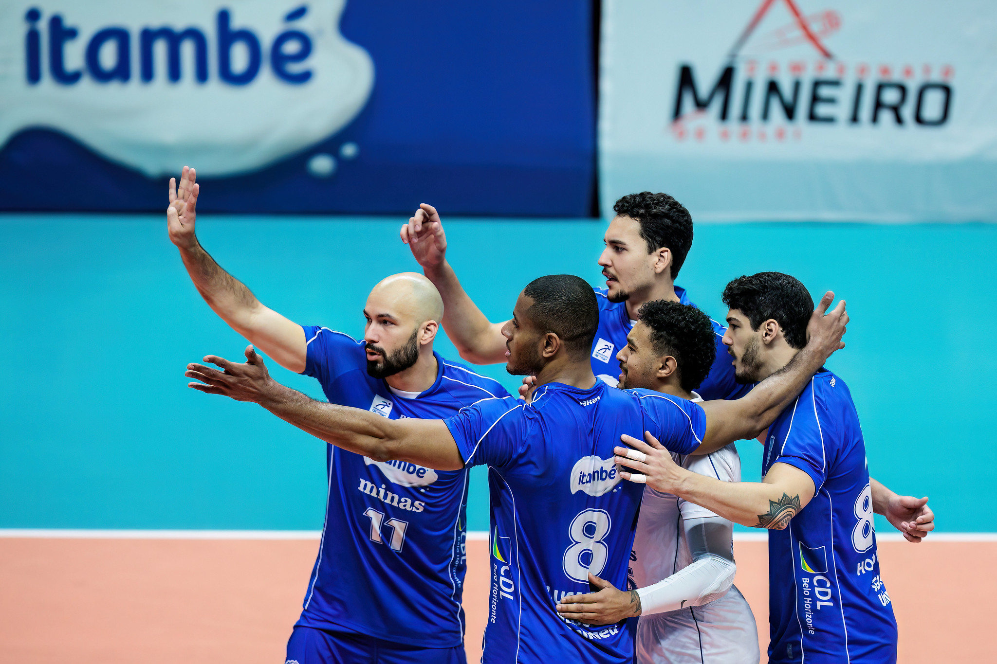 Minas Tênis Clube venceu o Sada Cruzeiro por 3 sets a 0 neste domingo