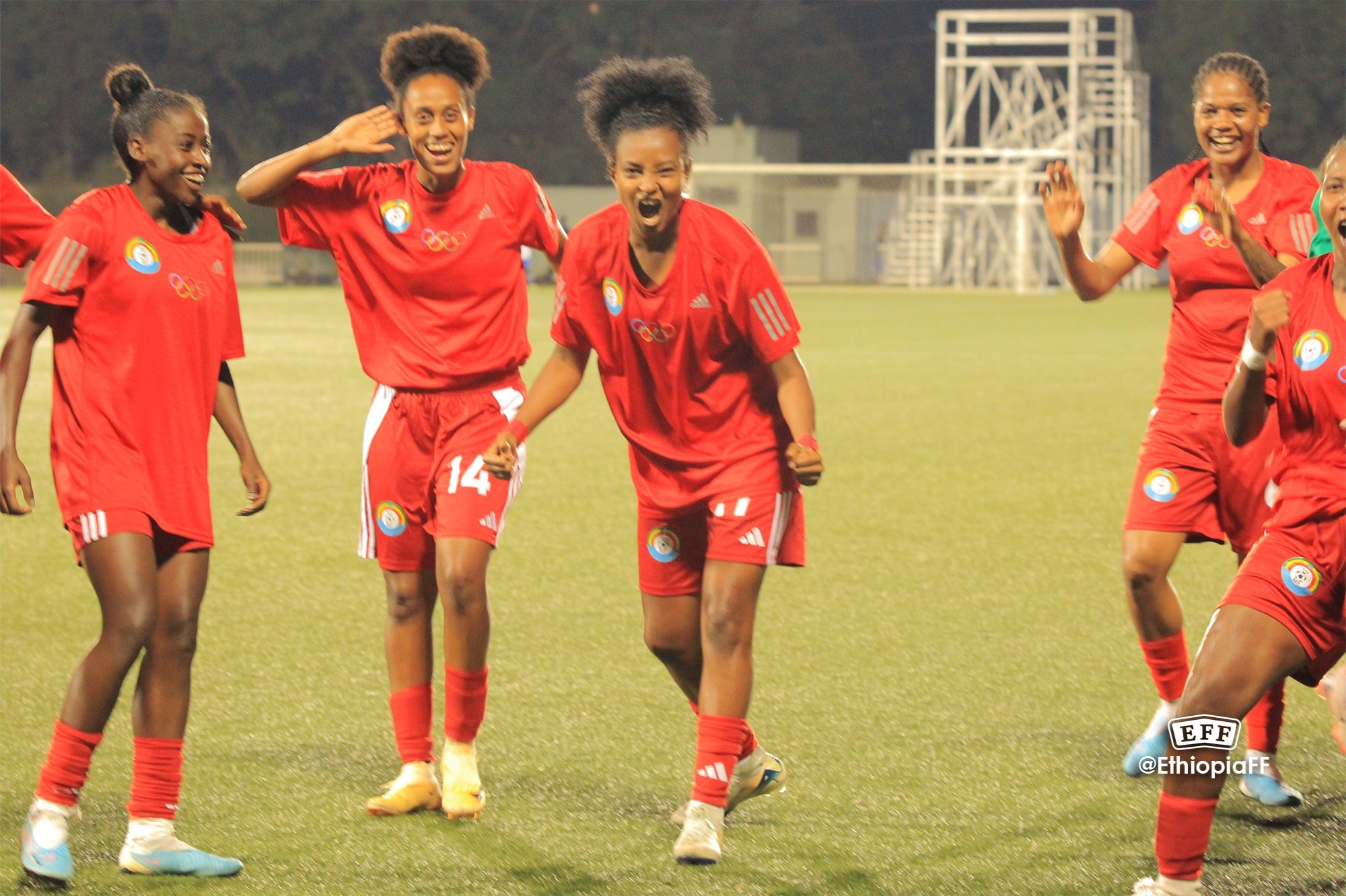 Etiópia ganha na abertura da segunda fase do Pré-Olímpico da África de futebol feminino