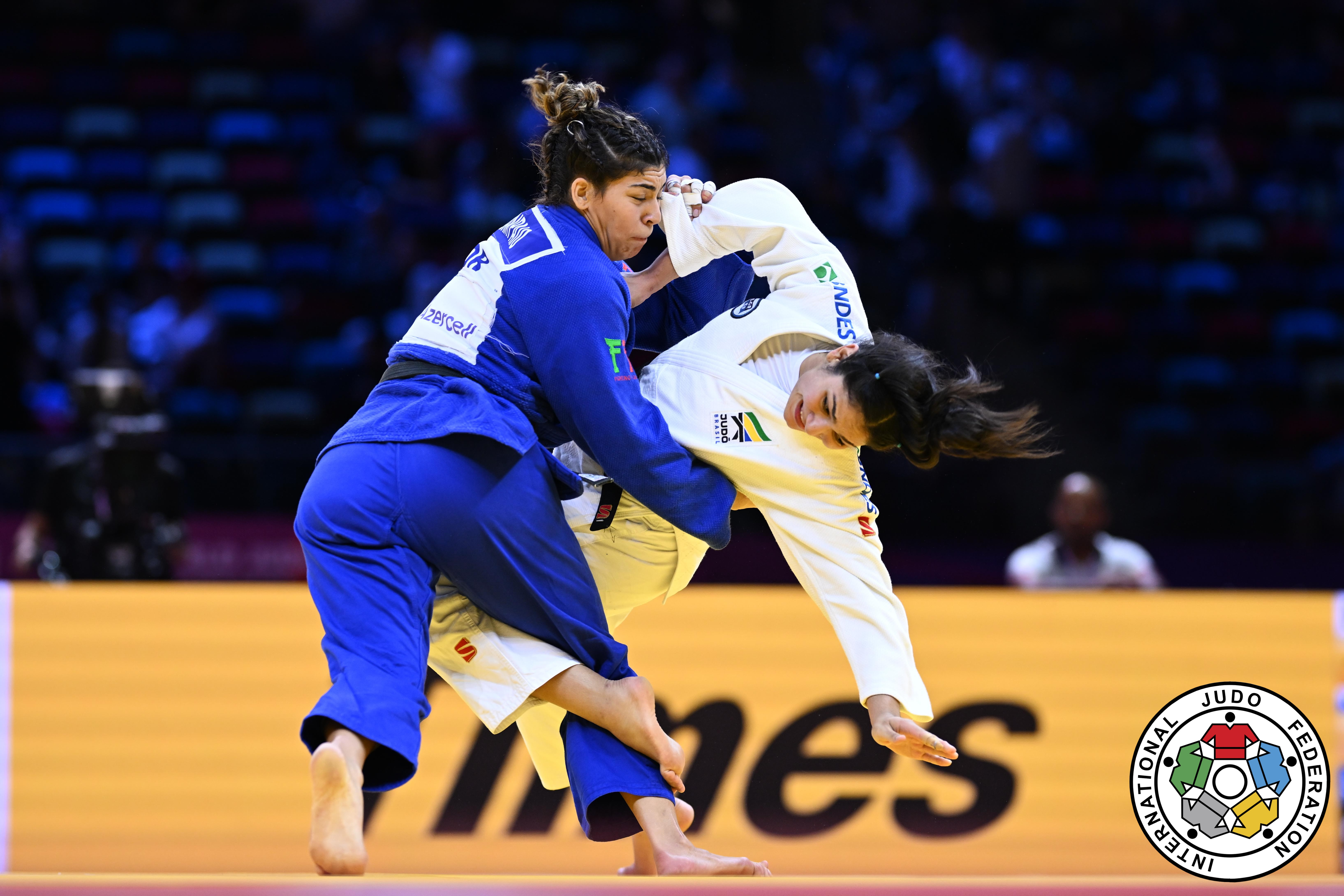 Trio brasileiro fica fora do pódio no sexto dia de Mundial de judô