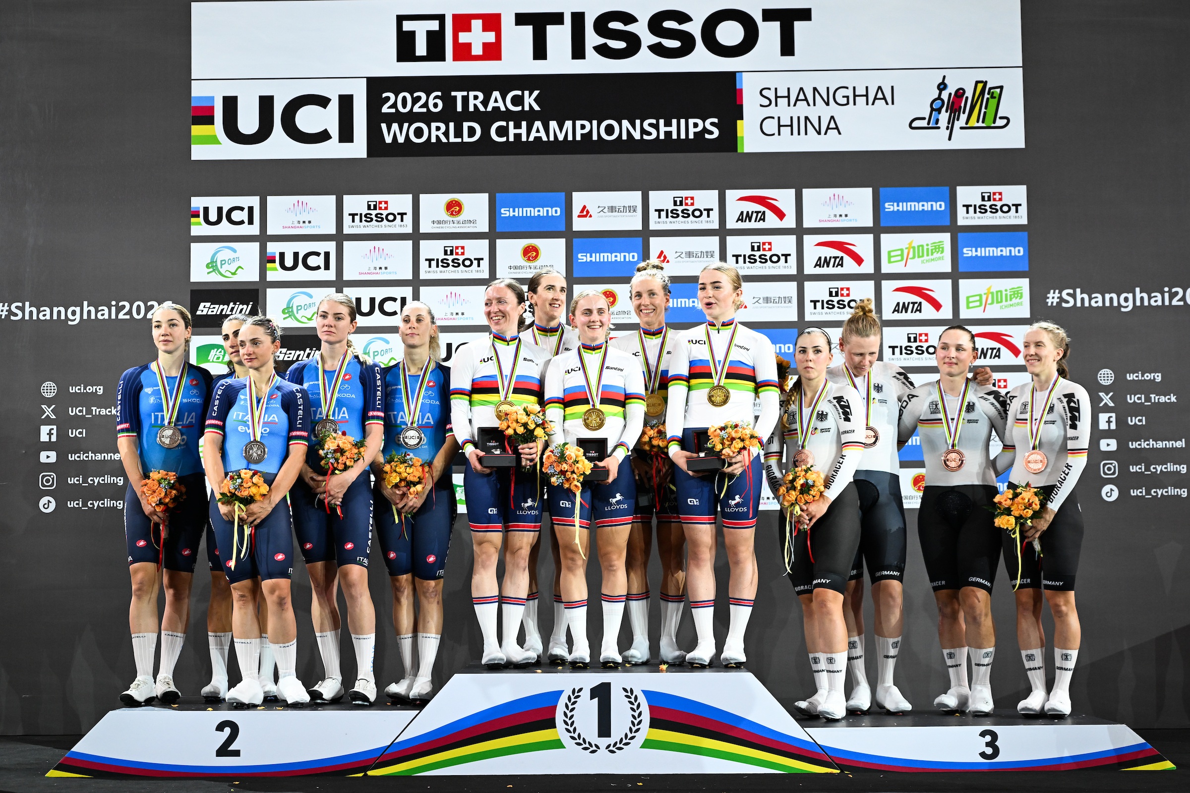 Grã-Bretanha se destaca no segundo dia do Mundial de ciclismo de pista