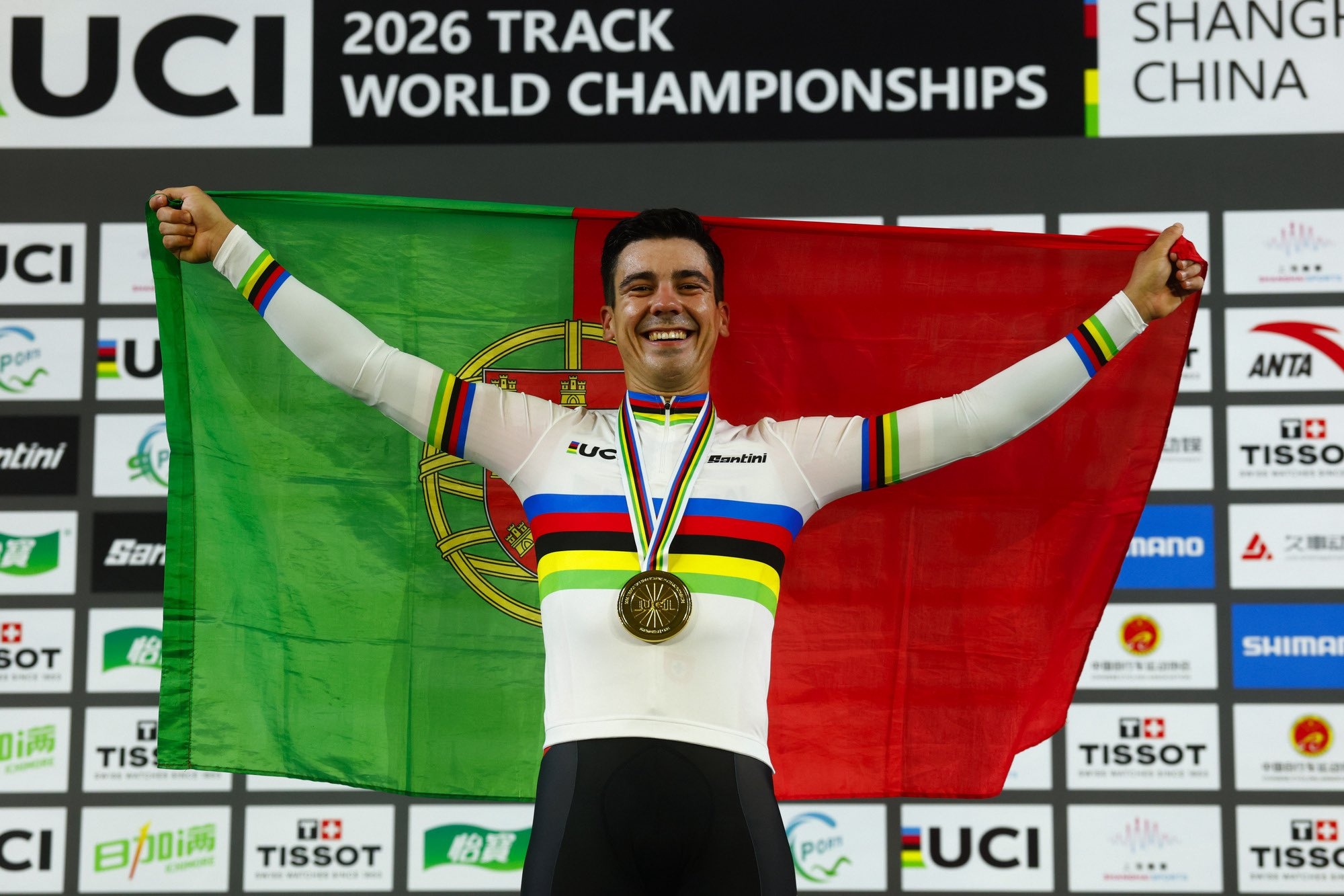 Iuri Leitão dá a Portugal o primeiro ouro no Mundial de ciclismo de pista sábado