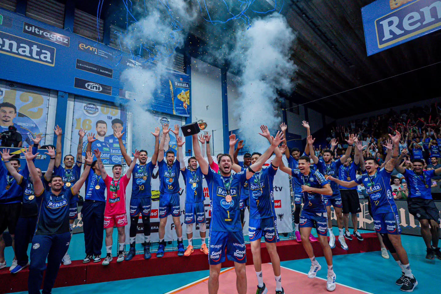 Com tie-break histórico, Campinas bate Suzano e é tricampeão paulista de vôlei masculino