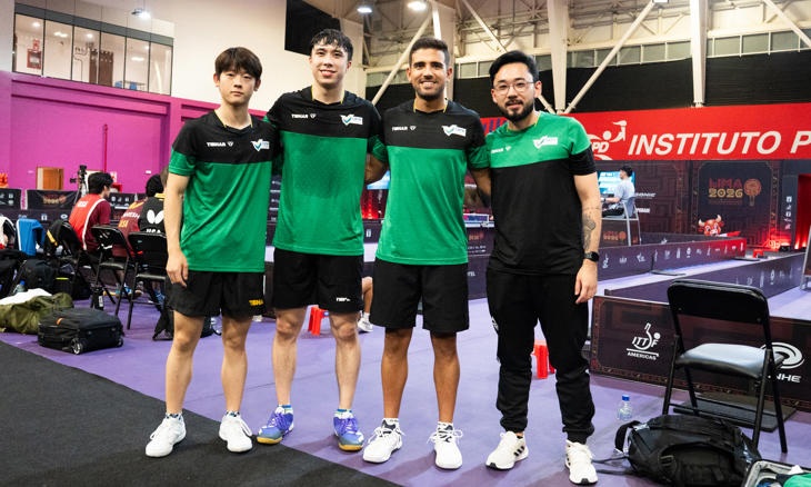 Brasil fica com a prata nas equipes masculinas do Pan-Americano de Tênis de mesa