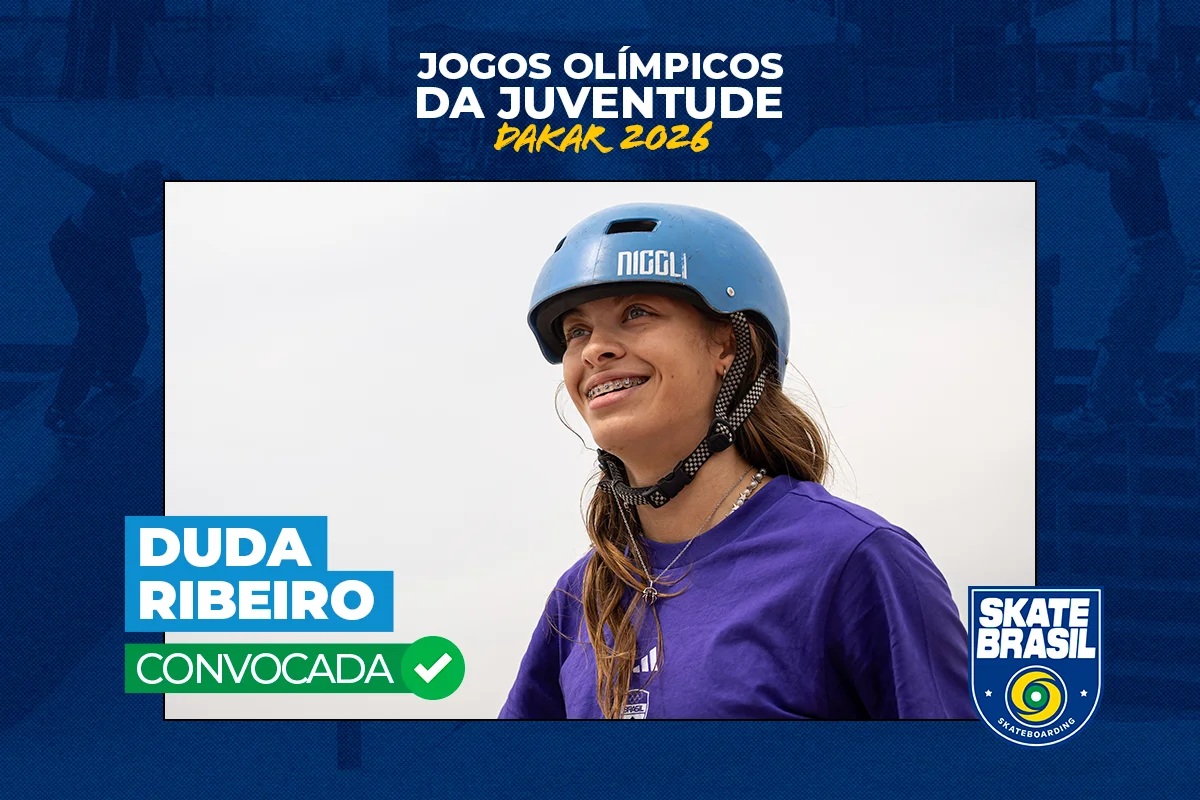 Duda Ribeiro representa Seleção Brasileira na estreia do Skate nas Olimpíadas da Juventude