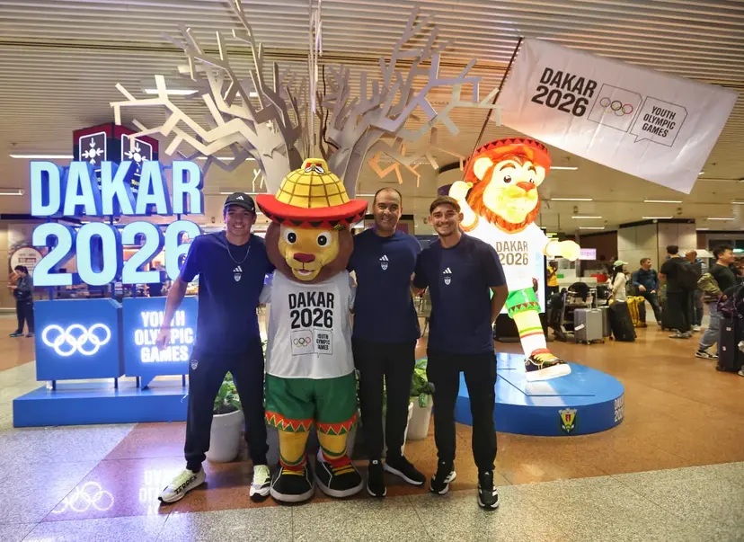 Primeiros atletas do Time Brasil chegam a Dacar para os Jogos Olímpicos da Juventude
