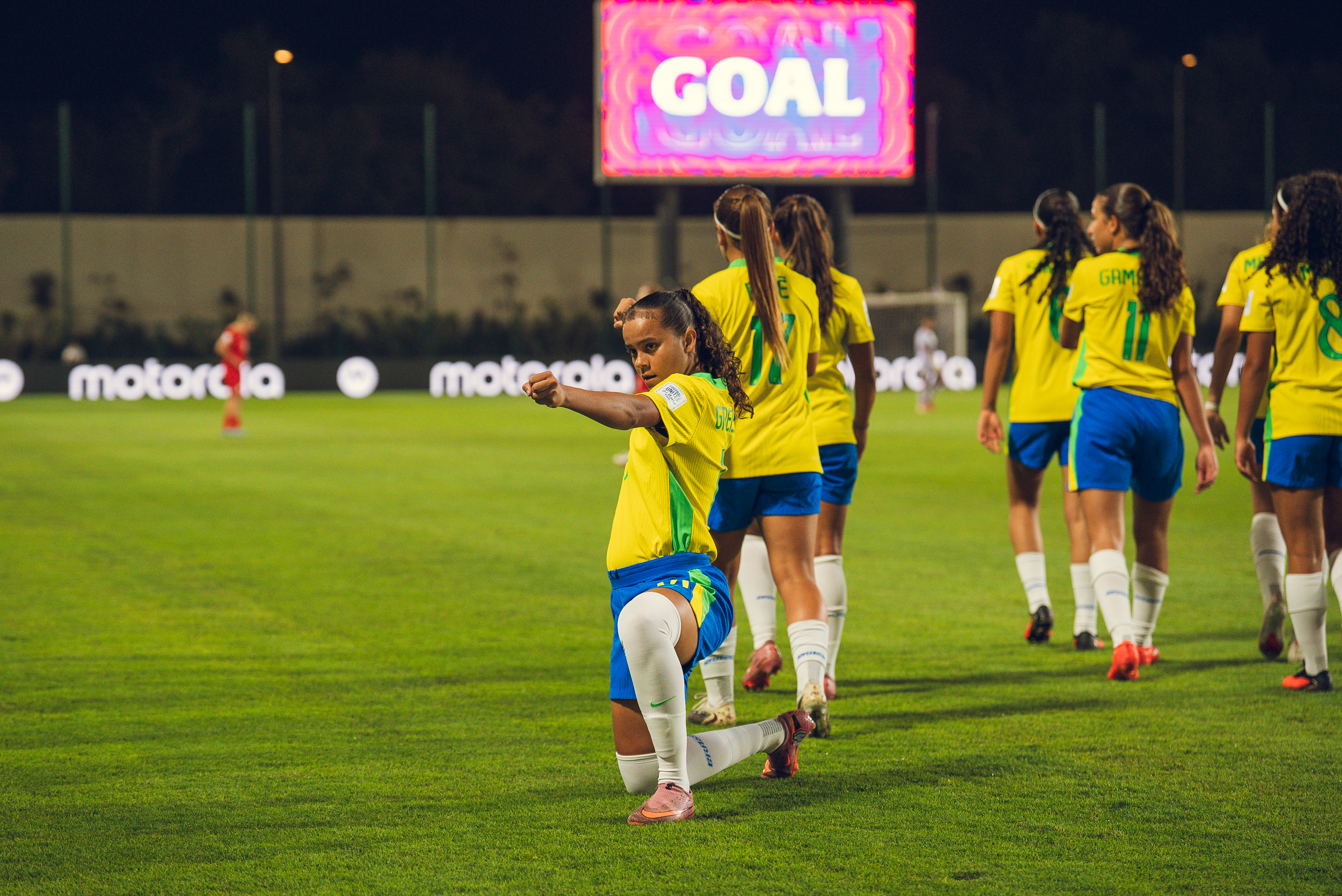 Brasil supera a Polônia nos pênaltis após empate por 3 a 3 e avança às quartas da Copa do Mundo Feminina Sub-17