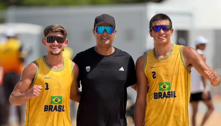 Time Brasil estreia com vitória no vôlei de praia em primeiro dia de disputas em Dacar 2026